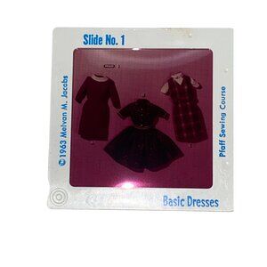 Pfaff Home Sewing Course 1963 Slides Set
